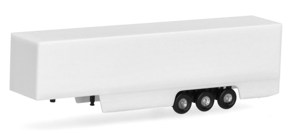 HER086110 - 3-assige oplegger wit - 2 onderdelen om te assembleren - 1