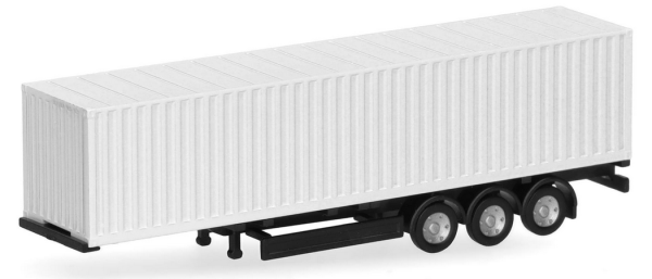 HER086158 - Containeraanhangwagen 3 assen - 2 delen om te assembleren - 1