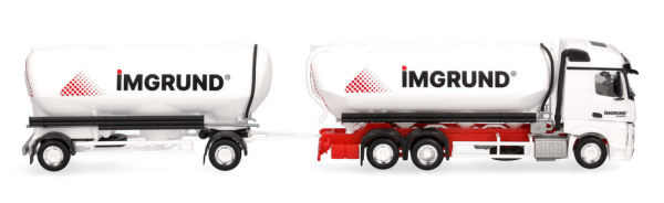 HER319157 - MERCEDES BENZ Actros S 6x2 tankwagen en tankoplegger 1+1 assen IMGRUND - 1