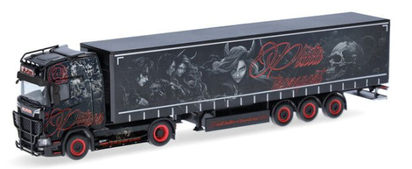 HER319232 - SCANIA CS 20 HD 4x2 met 3-assige aanhangwagen PLUTA TRANSPORT - 1