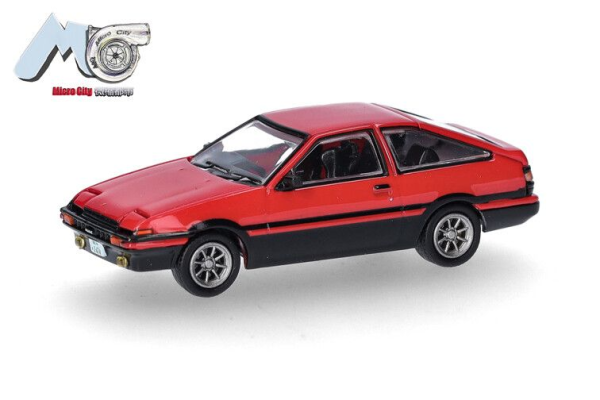 MIC87MC000003 - TOYOTA Corolla AE86 1983 rood - 1
