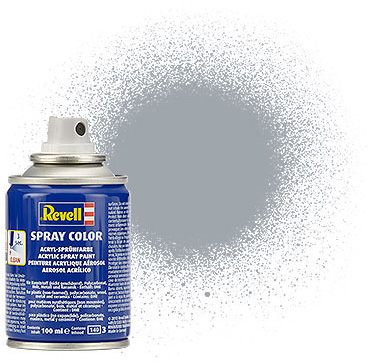REV34190 - Metallic zilvergrijze spuitbus acrylverf 100ml - 1
