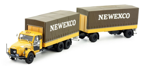 TEK82080 - VOLVO N88 6x4 met trailer 1 + 1 assen NEWEXCO - 1