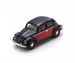 SCH26754 - VOLKSWAGEN Kever zwart en rood - 1