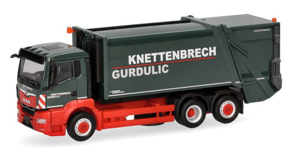 HER319379 - MAN TGS NN 6x4 vuilniswagen KNETTENBRECH GURDULIC - 1