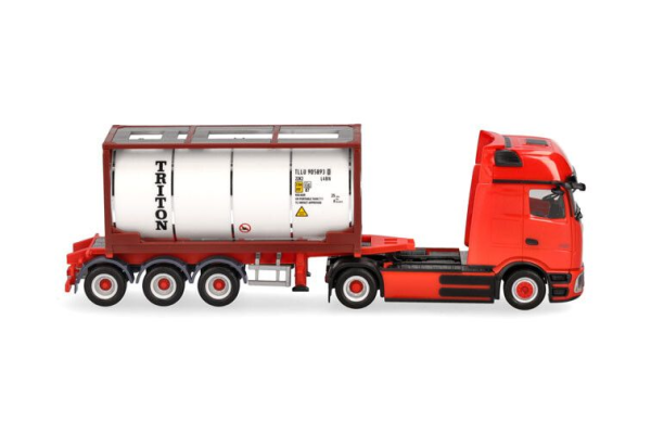 HER960137 - MERCEDES BENZ eActros ProCabin F 4x2 met 3-assige aanhangwagen TRITON - 1