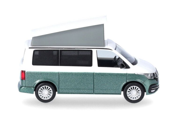 HER096805-004 - VOLKSWAGEN T6.1 California groen en wit - 1
