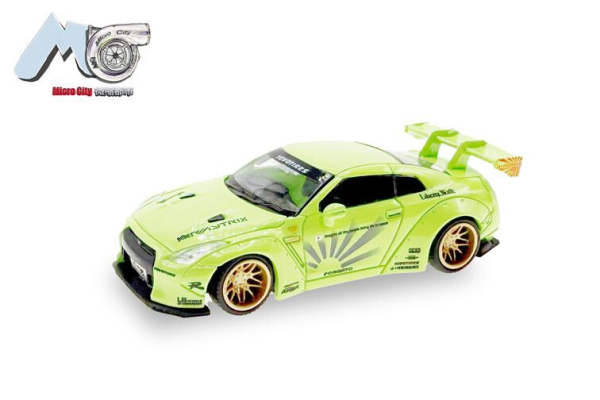 HER87MC000036 - NISSAN GTR 35 groen - 1