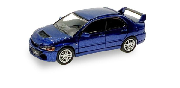HER87MC000039 - MITSUBISHI Lancer Evo 9 blauw - 1