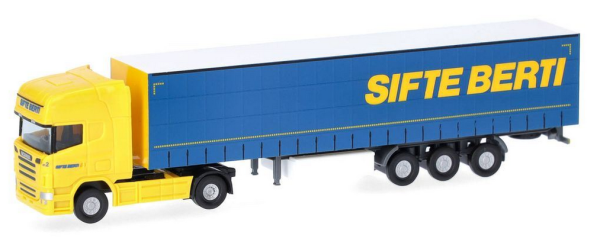 HER961721 - SCANIA R 2004 Topline 4x2 met 3-assige aanhanger SIFTE BERTI - 1