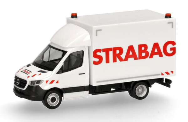 HER098939 - MERCEDES BENZ Sprinter 2018 bouwvrachtwagen STRABAG - 1