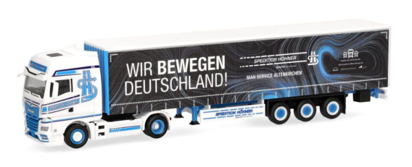 HER320320 - MAN TGX GX 4x2 met 3-assige aanhanger HOHNER - Wir bewegen Deutschland - 1