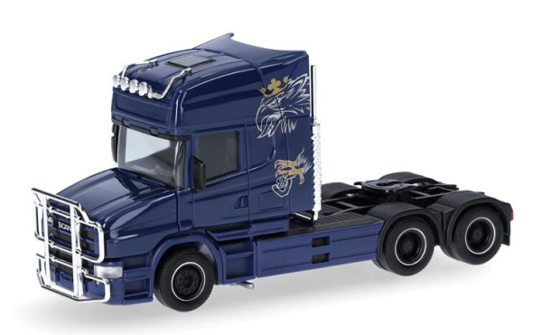 HER319423-002 - SCANIA HAUBER - TORPEDO Topline 2004 6x4 blauw - 1