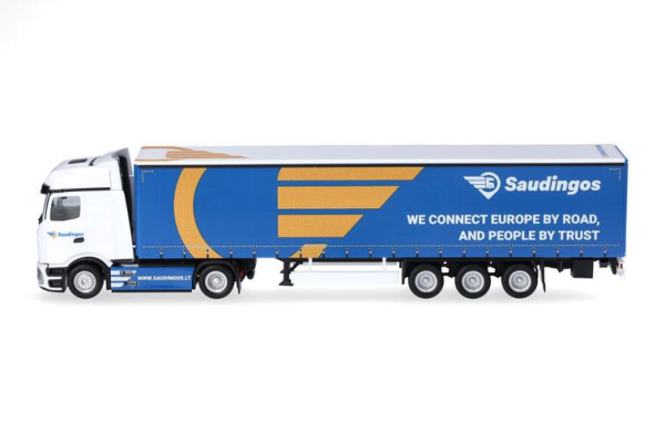 HER320924 - MERCEDES BENZ Actros L ProCab 4x2 met 3-assige oplegger SAUDINGOS - 1