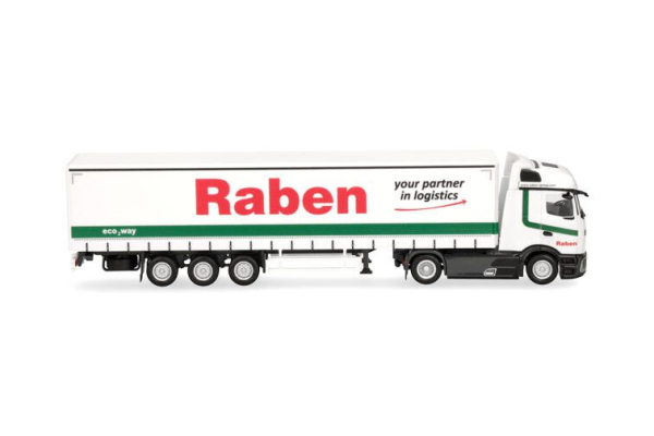 HER321044 - MERCEDES BENZ Actros L Pro 4x2 met 3-assige oplegger RABEN LOGISTICS - 1