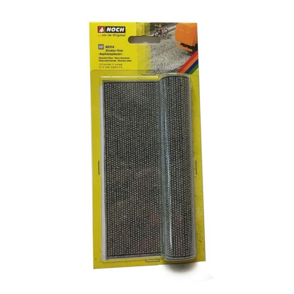 NOC60314 - Vierkant gestructureerd; geplaveid 15;5 cm breed; 21 cm lang - 1