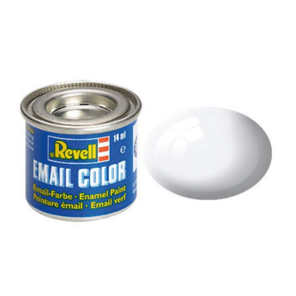 REV32104 - Glanzende witte emailverf 14ml - 1
