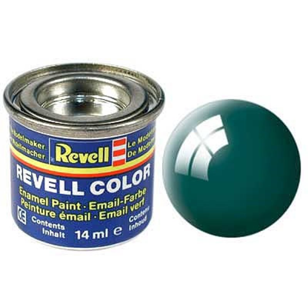 REV32162 - Glanzende Donkergroene Emaille Verf 14ml - 1
