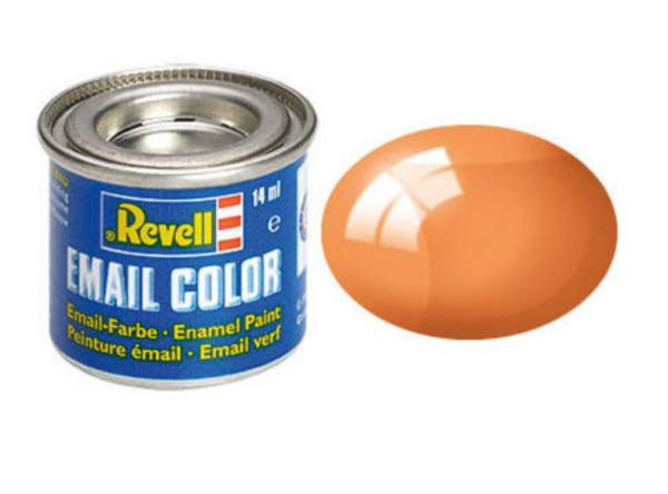 REV32730 - Transparante oranje emaille verf 14ml - 1