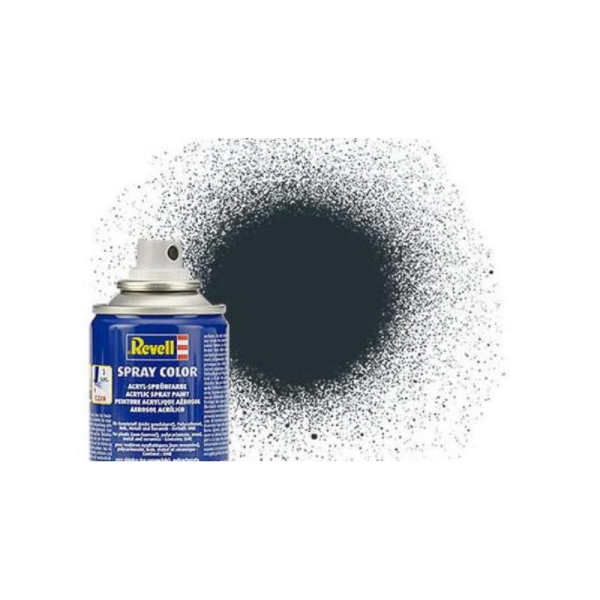 REV34109 - Mat antraciet acryl spuitverf 100ml - 1