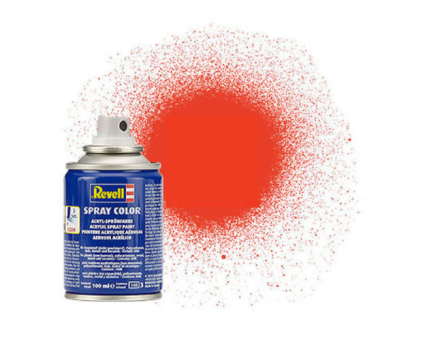 REV34125 - Fel oranje acryl spuitverf 100ml - 1