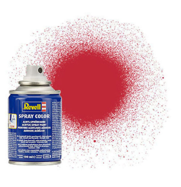 REV34136 - Mat karmijnrode acryl spuitverf 100ml - 1