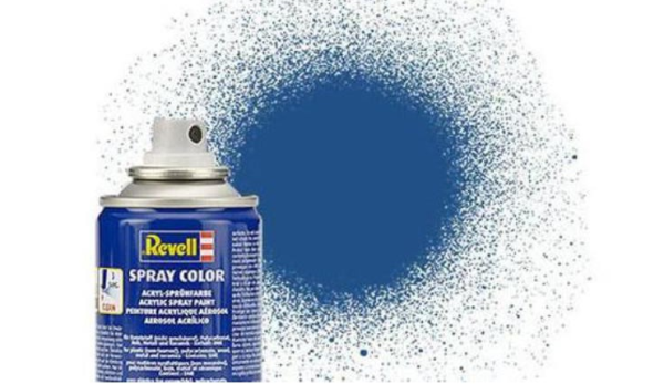 REV34156 - Matblauwe spuitbus acrylverf 100ml - 1