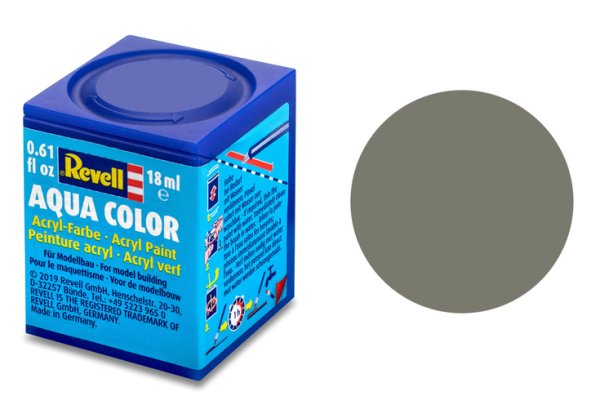 REV36145 - Mat licht olijfkleurige acrylverf pot 18 ml - 1