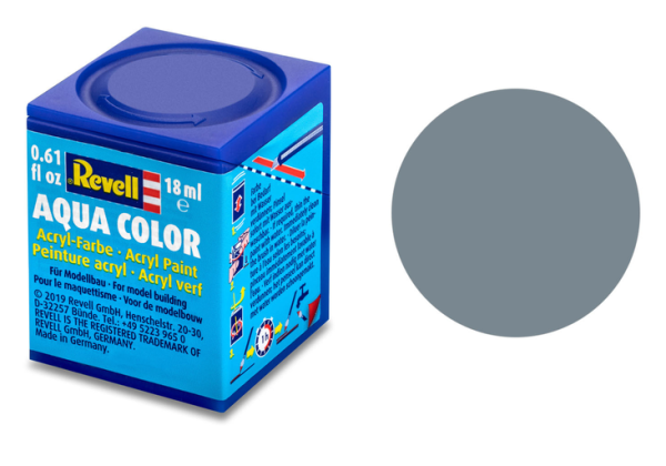 REV36157 - Mat grijze acrylverf 18 ml pot - 1