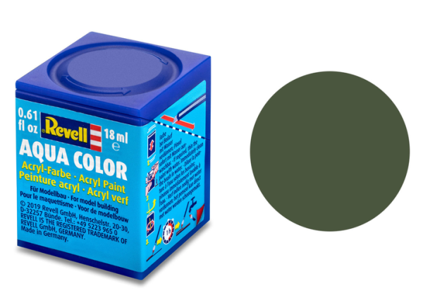 REV36165 - Mat brons groene acrylverf pot 18 ml - 1