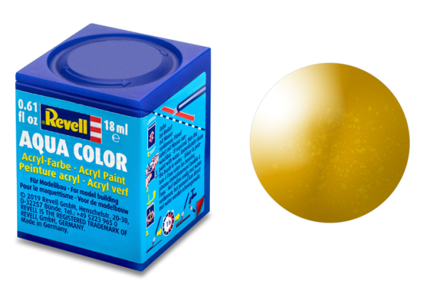 REV36192 - Metallic messing acrylverf 18 ml pot - 1