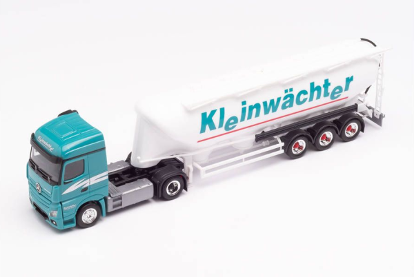 HER312530 - MERCEDES Actros 4x2 met KLEINWACHTER 3-assige poederaanhanger - 1