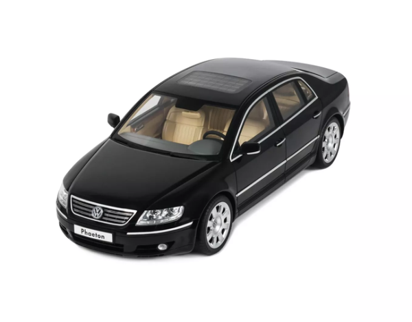 OT1266 - VOLKSWAGEN Phaeton 6,0 W12 L041 uit 2005, zwart - 1