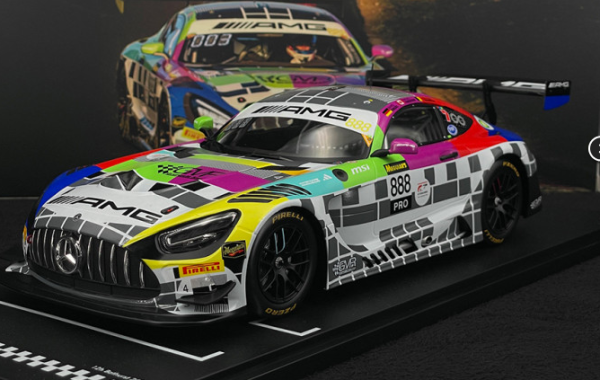 IXO-LEGT18-25BAT888 - MERCEDES-BENZ AMG GT3 EVO MERCEDES-AMG TEAM GMR #888 12 uur van Bathurst 2025 M. ENGEL-M. MARTIN-M. GRENIER - 1