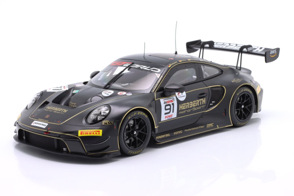 IXO-LEGT18-91SP25 - PORSCHE 911 GT3 R HERBERT MOTORSPORT #91 24 uur van Spa 2025 R. BOLN – A. JEFFERIES – A. RENAUER – R. RENAUER - 1