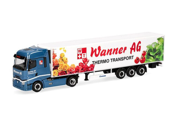 HER321242 - RENAULT T 4x2 met 3-assige koeloplegger van WANNER AG - 1