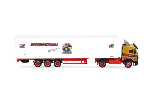 HER320450 - MERCEDES BENZ SK 1988 4x2 met 3-assige aanhanger van UWE HARMS INTERNATIONAL - 1