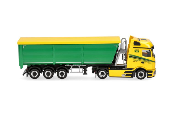HER321006 - MERCEDES BENZ Actros L ProCabin B 4x2 met 3-assige kiepbak GERSDORF TRANSPORT - 1