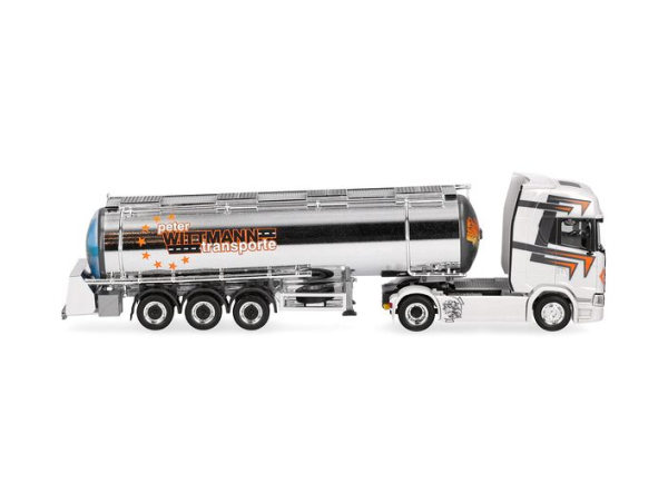 HER321037 - SCANIA CS20 HD 4x2 met tankwagen, 3 assen, van WITTMANN TRANSPORT - 1