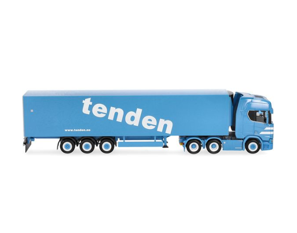 HER321143 - SCANIA CR 20 HD 6x4 met koelaanhangwagen 3 assen TENDEN - 1