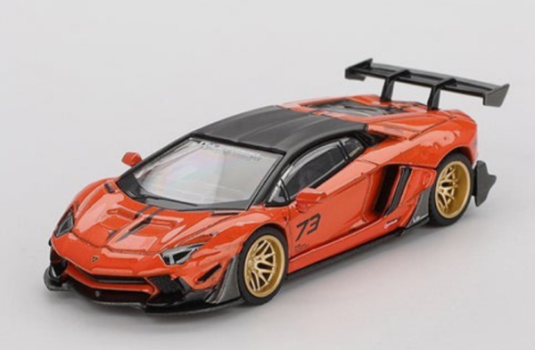 MGT01133-R - LAMBORGHINI Aventador LB Works limited edition Oranje MDX 2025 - 1