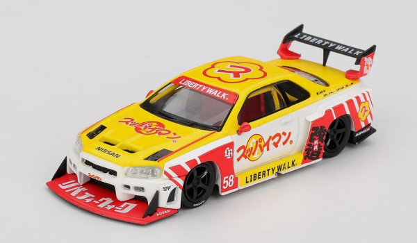 MGT01204-R - NISSAN GTR R34 LB-Silhouette Skyline Suppaiman Okinawa 2025 - 1