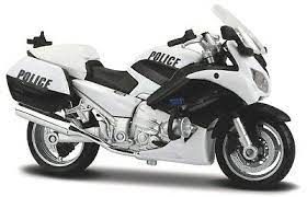 MST32306-B - YAMAHA FJR 1300A Zwart-wit - Politie - 1