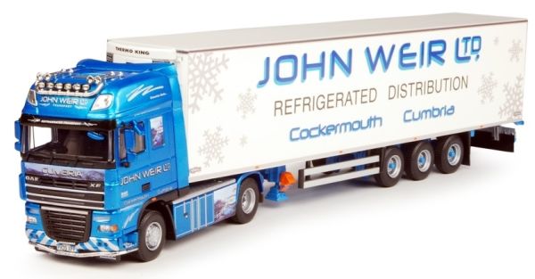 TEK64740 - DAF XF 105 Super Space Cab 4x2 en Chereau koeloplegger JOHN WEIR - 1
