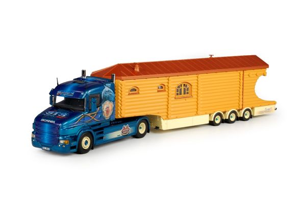 TEK67539 - SCANIA T Torpedo Niedergeass met 3-assige oplegger - 1