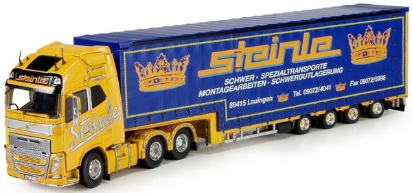 TEK67711 - VOLVO FH04 Globetrotter XL 6x2 met halfzeil 4 assen Steinle - 1