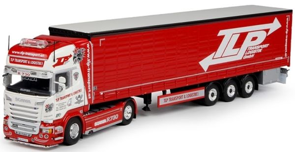 TEK68216 - SCANIA R09 Topline 4x2 met semi Tautliner 3 assen dekzeiltransport TLP - 1