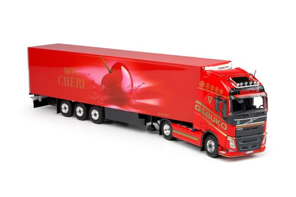 TEK69467 - VOLVO FH4 Globetrotter GESUKO 4x2 met semi-gekoelde Mon Cheri 3 assen - 1