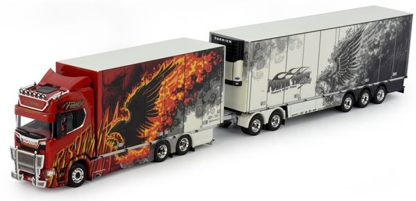 TEK72255 - SCANIA S-serie Highline-drager met combi-dolly en koeloplegger Transporten RISTIMAA - 1