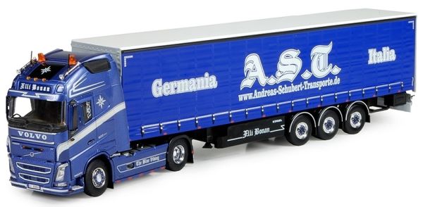 TEK74764 - VOLVO FH04 Globetrotter XL 4x2 en Schubert Italia 3-assige aanhanger - 1